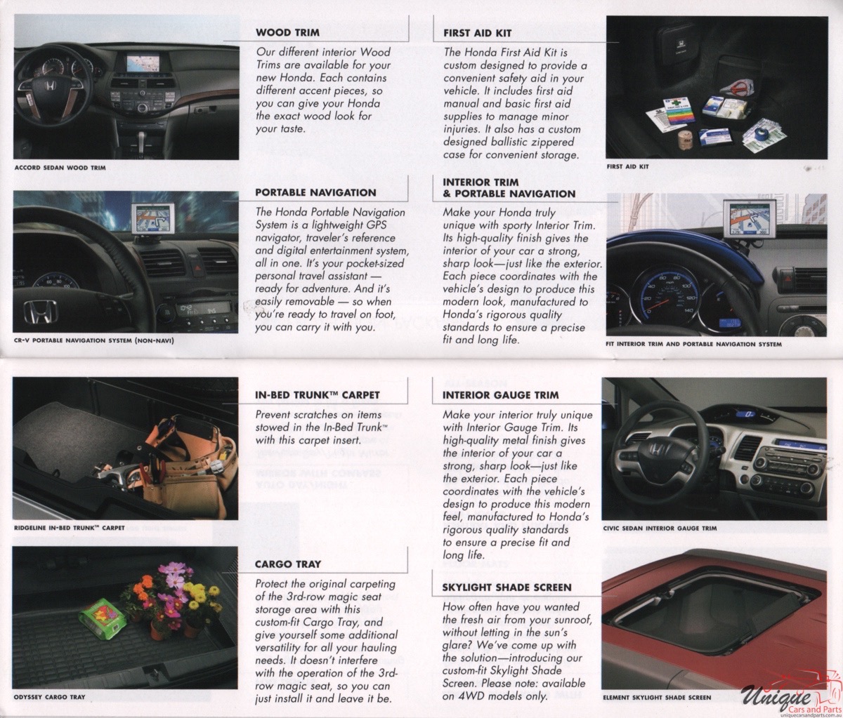 2008 Honda Accessories Brochure Page 5